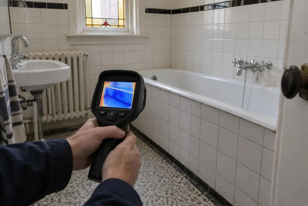 Lekdetectie Meppel – onderzoek in een badkamer van een oudere woning