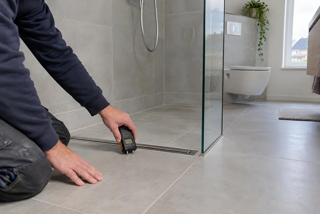 Lekdetectie Meppel – badkamer in een nieuwbouwwoning