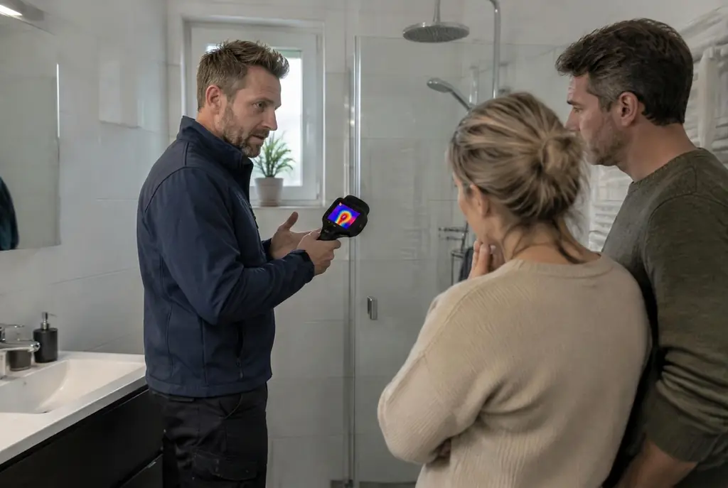 Lekdetectie Meppel – specialist legt bevindingen uit aan bewoner